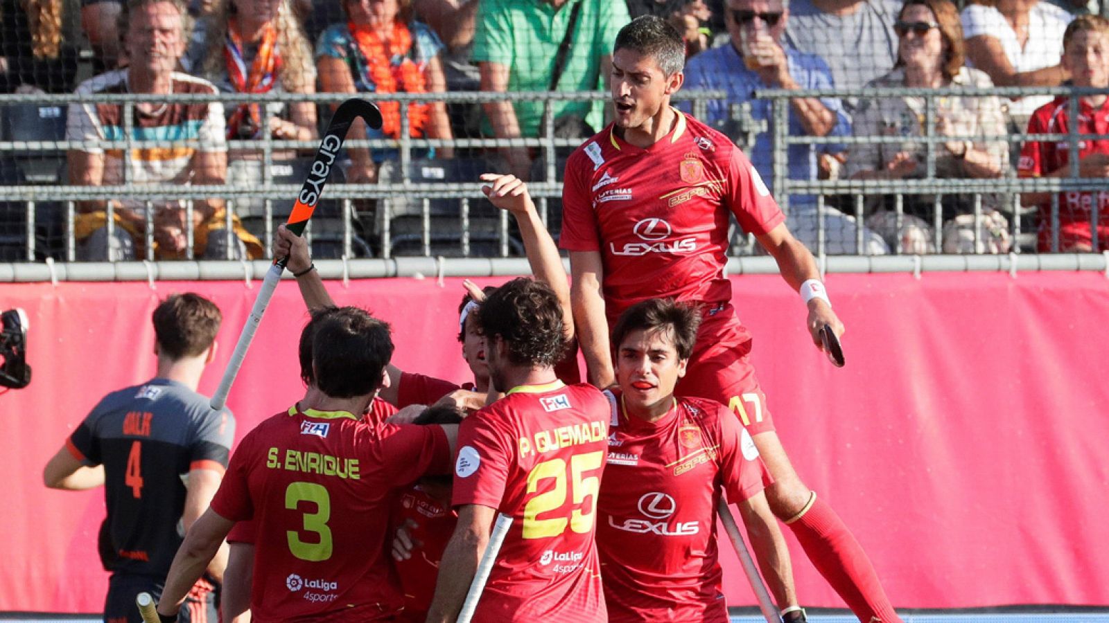 Europeo de hockey hierba: Holanda 0-4 España (gol de Ricardo Sánchez)