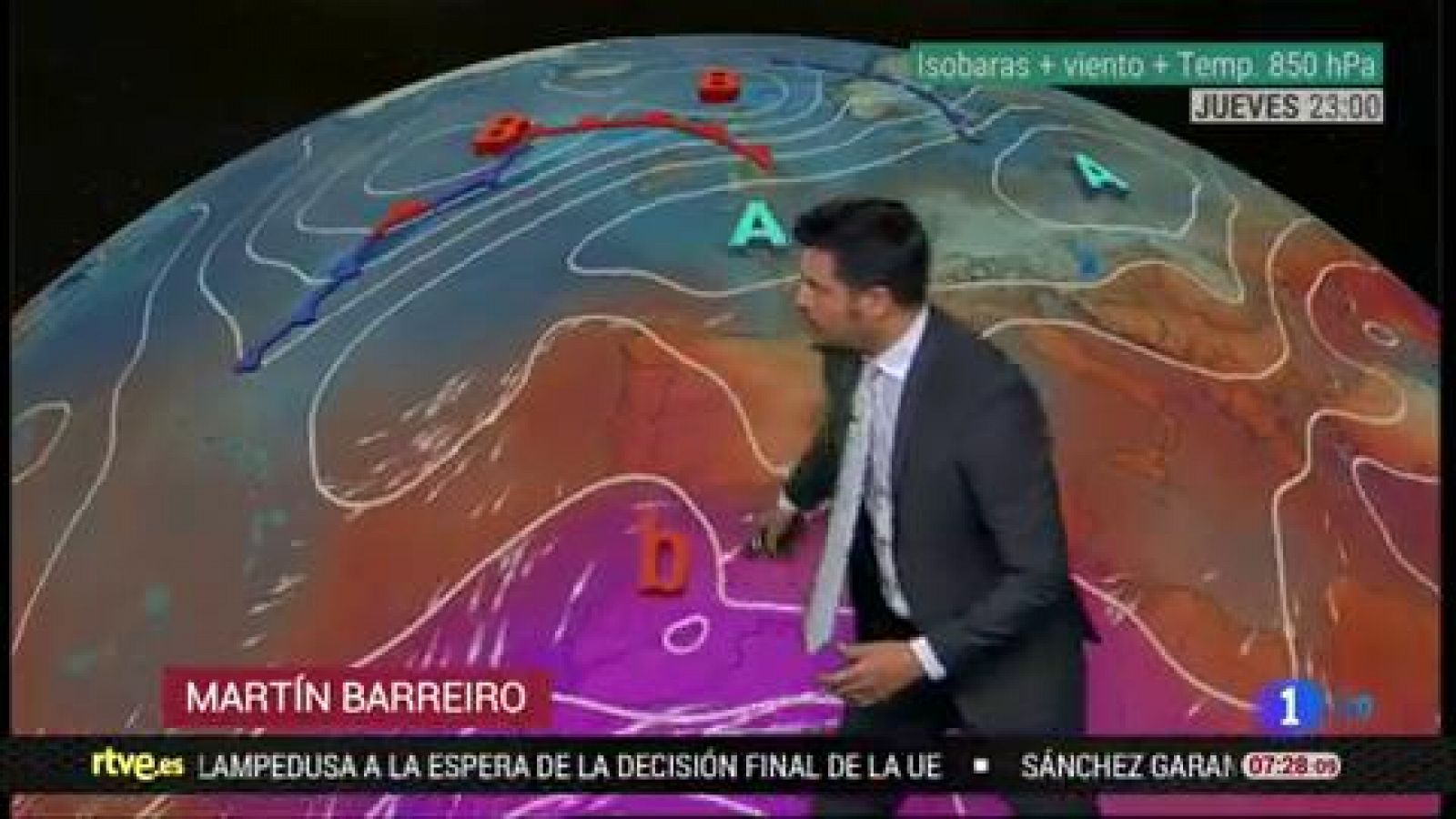 El tiempo: Cielos pocos nubosos o despejados con subida de temperaturas en el Cantábrico y Canarias | RTVE Play