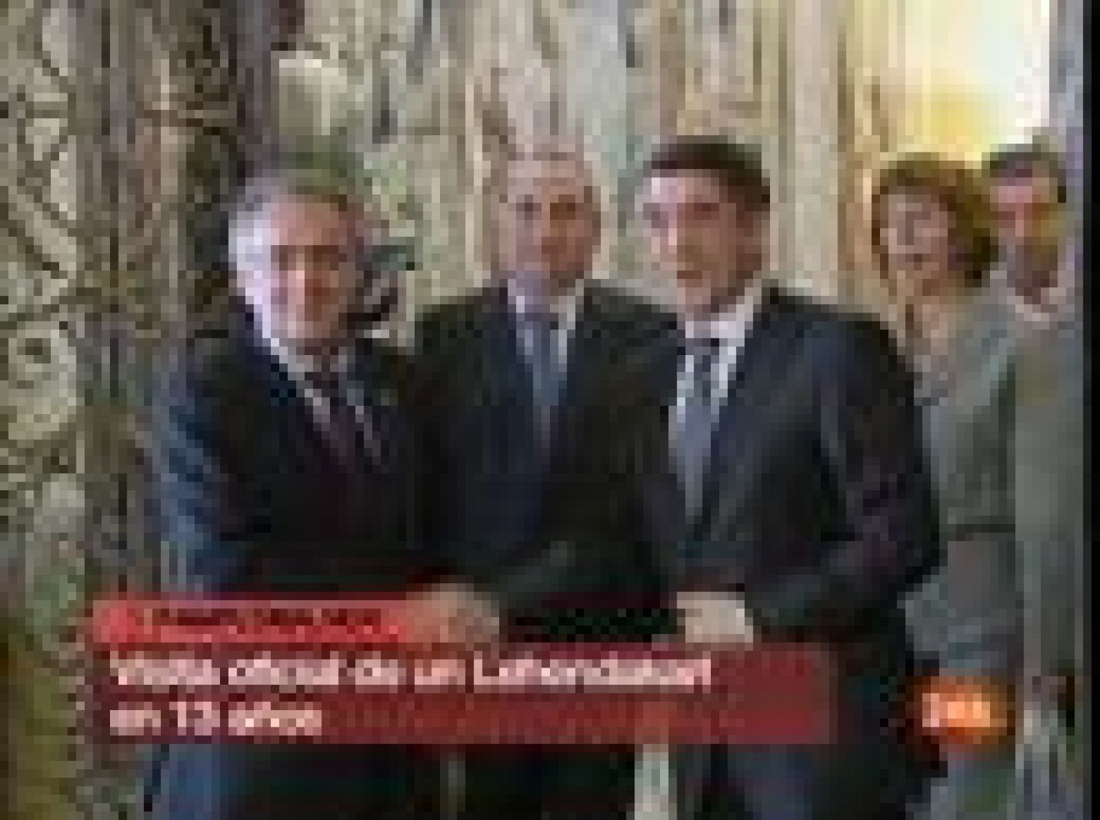 López reestablece las relaciones institucionales con Navarra tras 13 años.