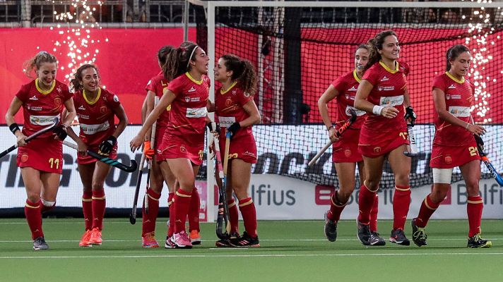 Hockey hierba y sala - Europeo hockey hierba | España 1-0 Alemania (gol de María López)