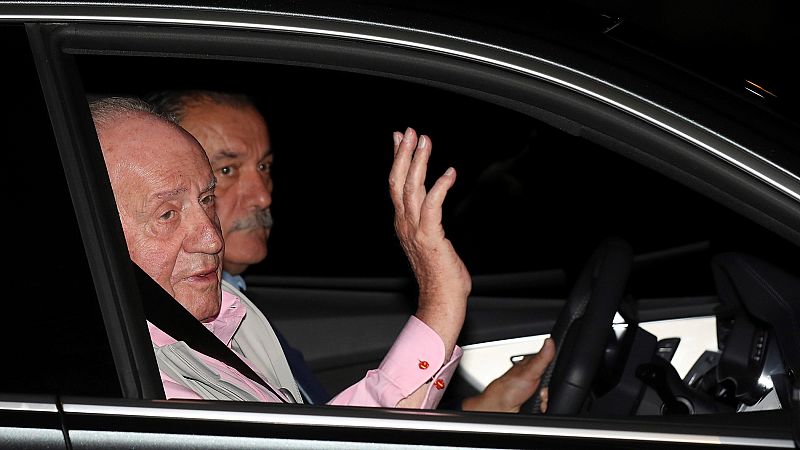 El rey Juan Carlos llega al Hospital Quirón para ser operado del corazón
