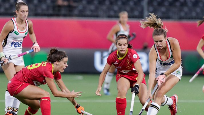 Hockey hierba y sala - Las 'red sticks' caen ante Alemania en las semifinales del Europeo de Amberes