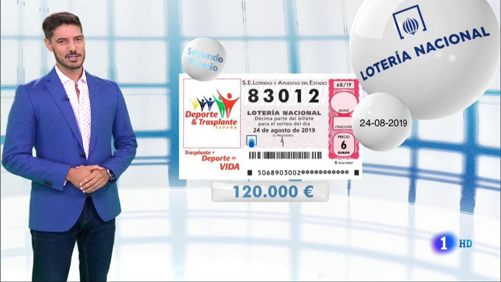 Lotería Nacional - 24/08/19 - ver ahora
