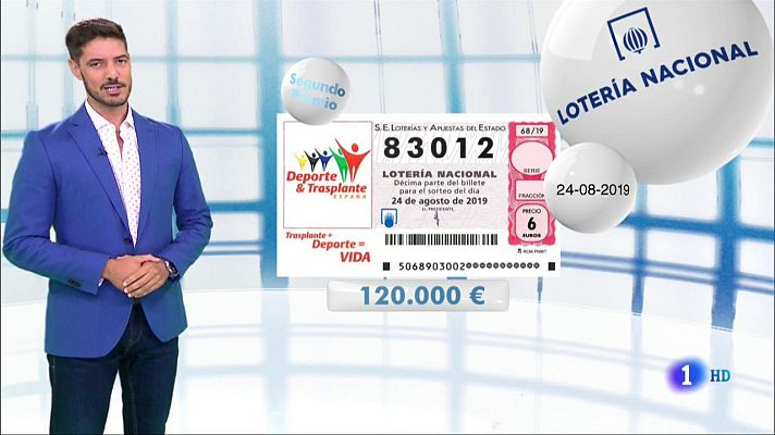 Loterías - Lotería Nacional - 24/08/19