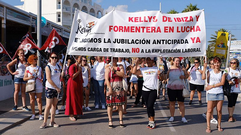 Las camareras de piso, conocidas como 'kellys', de Ibiza y Formentera van a la huelga