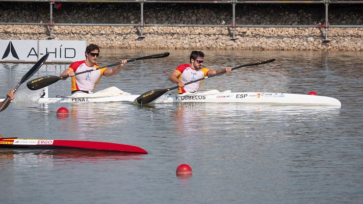 Cubelos y Peña logan la plata en K2 1000 en los Mundiales de piragüismo