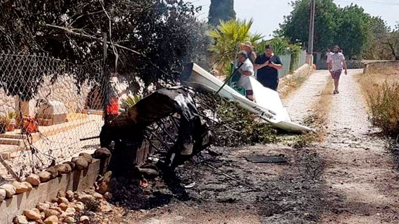 Cinco muertos en Mallorca tras chocar en el aire un helicóptero y un ultraligero