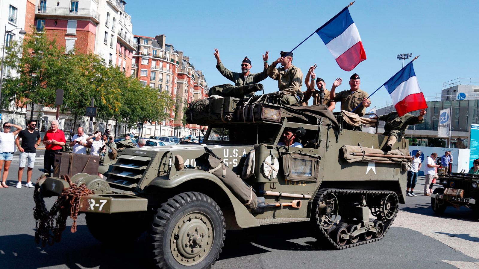 Telediario 1: París conmemora el 75 aniversario de la liberación de la ciudad de los nazis | RTVE Play