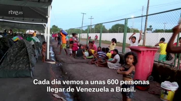 600 venezolanos entran en Basil cada día 