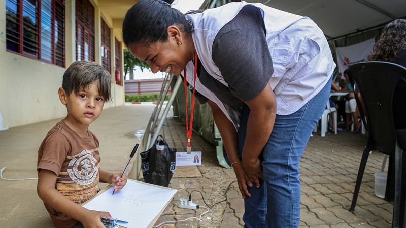 600 venezolanos entran en Basil cada día huyendo de la crisis en su país