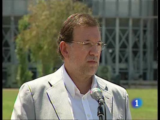 Rajoy habla  de Bárcenas