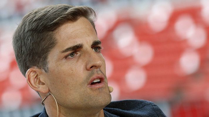 Telediario 1 - Robert Moreno, en la presentación del España-Islas Feroe en Gijón