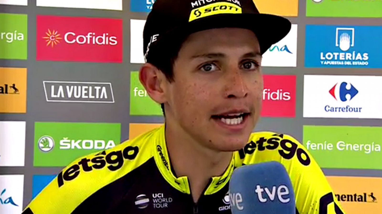 El colombiano del Mitchelton-Scott espera este año hacer un gran papel en la Vuelta 2019.