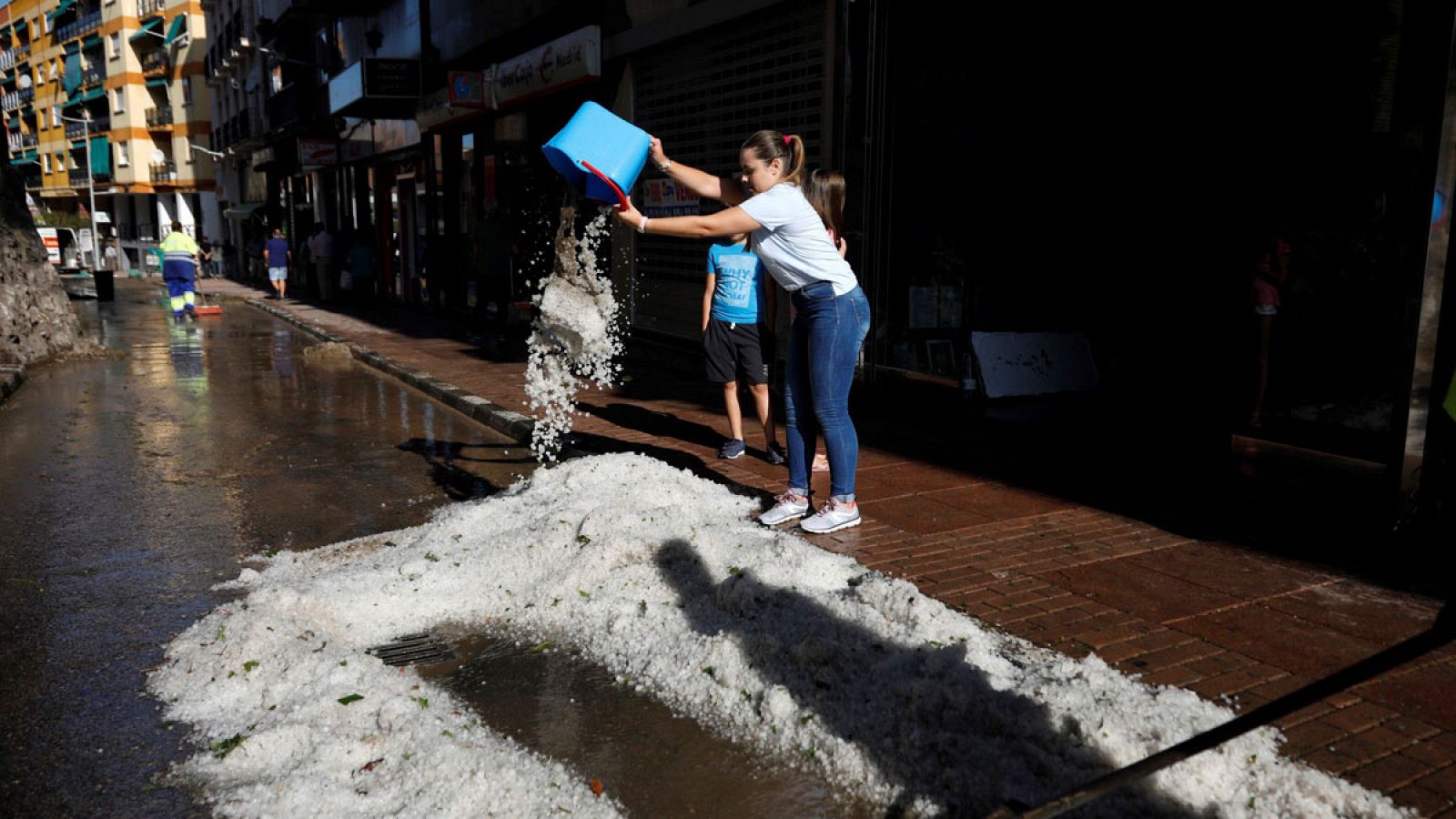 Arganda del Rey, el municipio más afectado por la tromba de agua y granizo