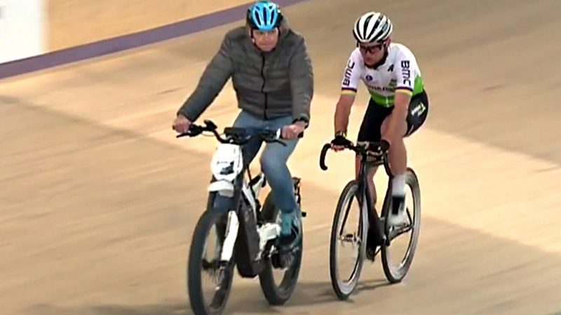 El campeón británico y el medallista olímpico español son ejemplo de cómo el ciclismo en pista puede ayudar al ciclista de carretera en su preparación.