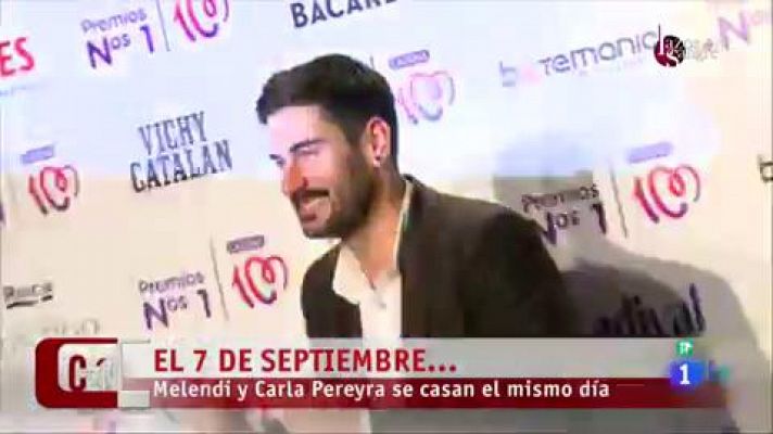 Melendi y Carla Pereyra eligen el mismo día para casarse