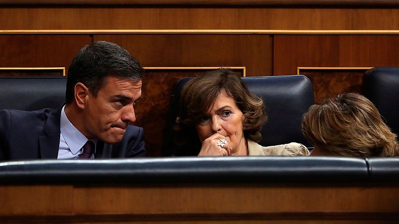 PSOE y Podemos escenifican en el Congreso el abismo que los separa