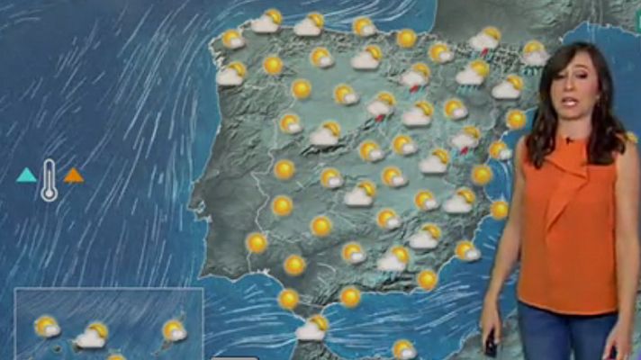 El tiempo - Chubascos en el centro y este peninsular y altos valores en Gran Canaria