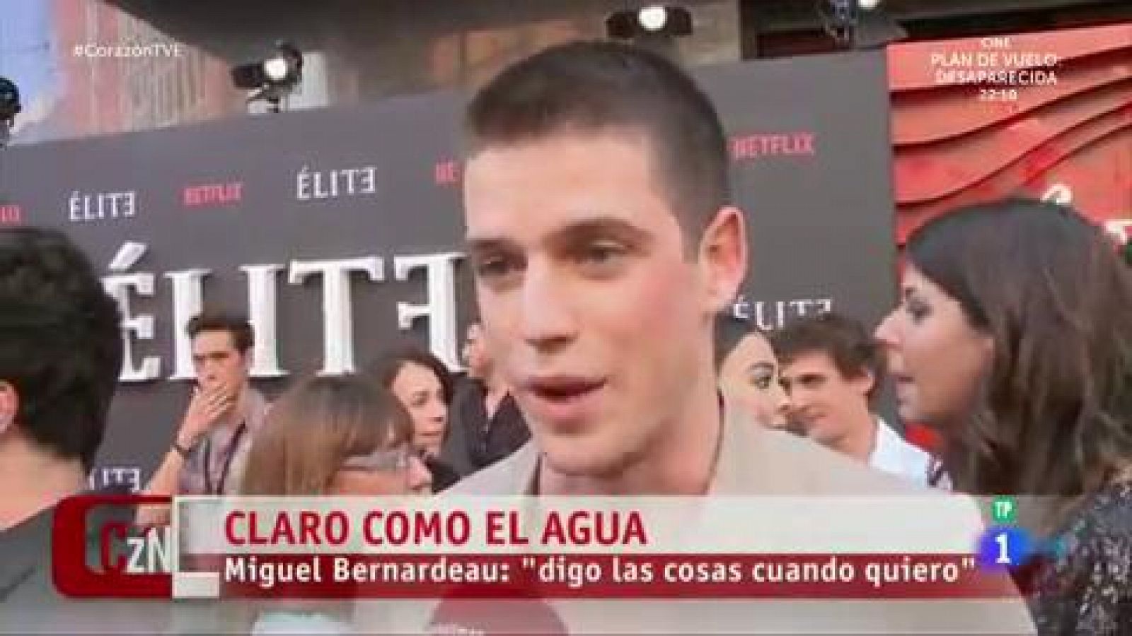 Corazón - Las declaraciones de Miguel Bernardeau sobre Aitana en el preestreno de 'Élite'