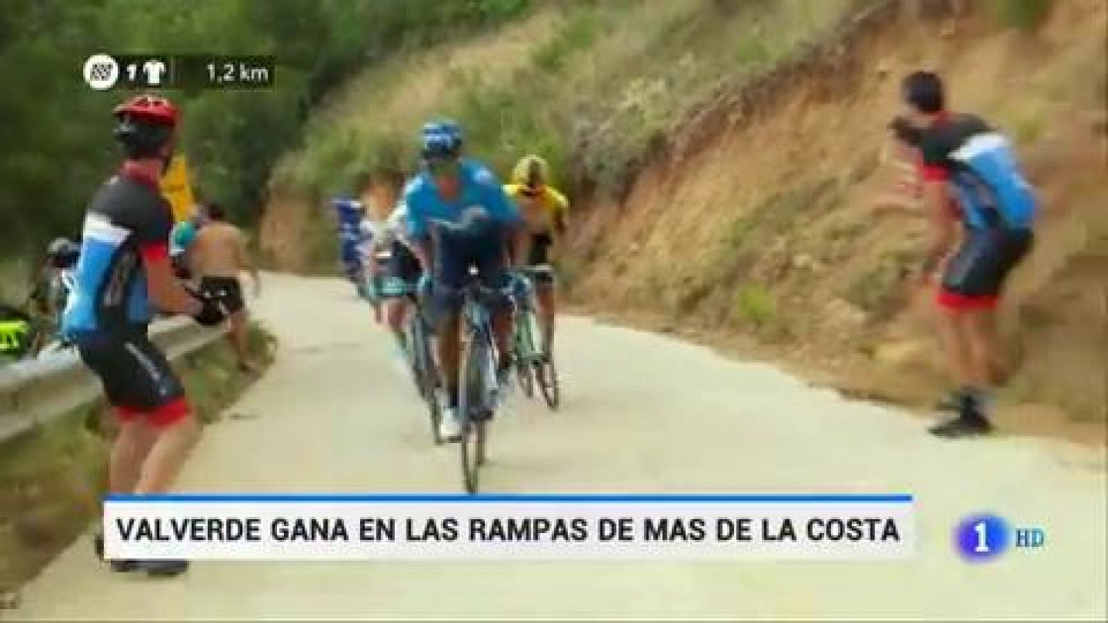 Vuelta 2019: Valverde gana en Mas de la Costa - rtve.es