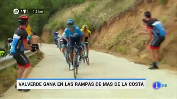 Vuelta 2019 | Valverde se impone en Mas de la Costa