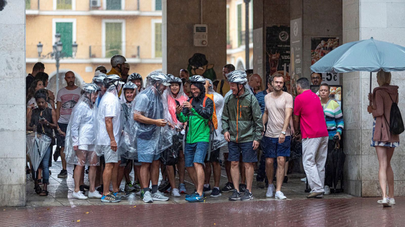 Chubascos en el centro, norte y este del interior peninsular