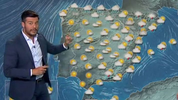 El tiempo - Un frente atlántico dejará precipitaciones en el norte peninsular