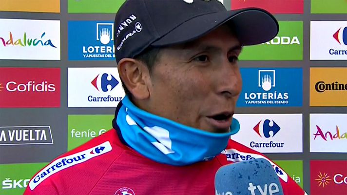 Vuelta ciclista a España - Vuelta 2019 | Nairo Quintana: "Han sido condiciones extremas, por fortuna no ha habido bajadas"