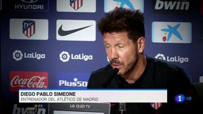 Telediario 1 - Simeone: "Esperemos que Costa nos de toda su competitividad"
