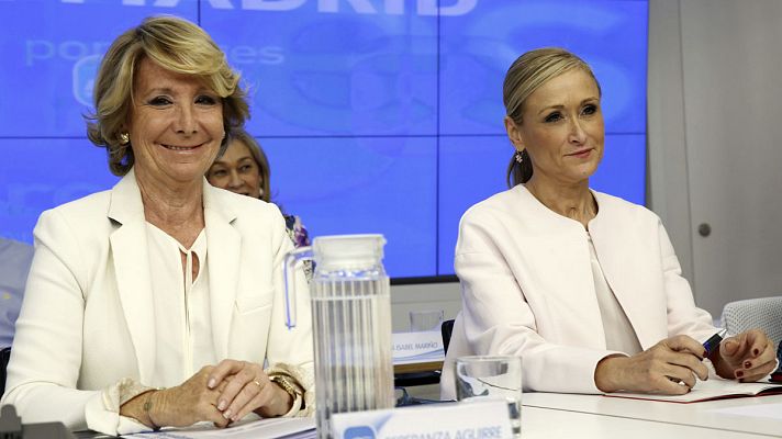 Telediario 1 - Esperanza Aguirre y Cristina Cifuentes, imputadas en el 'caso Púnica'