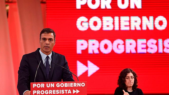 Telediario 1 - Sánchez ofrece a Podemos altos cargos en instituciones