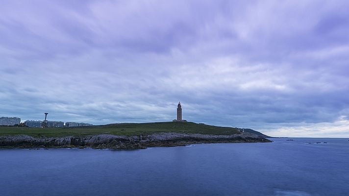 Intervalos de viento fuerte en el litoral de Galicia y Estrecho