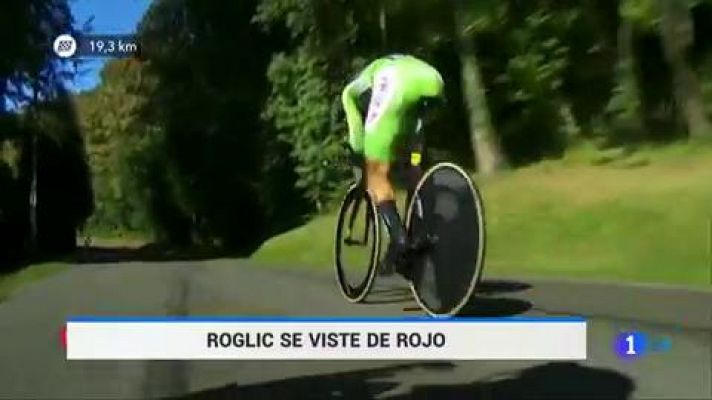 Vuelta a España 2019 | Roglic rompe el reloj en Pau y se enfunda la roja