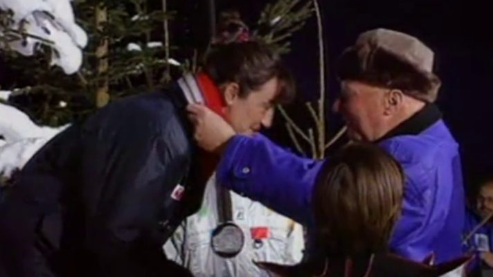 Deportes en el Archivo de RTVE - Entrega medalla de bronce a Blanca Fernández Ochoa en 1992