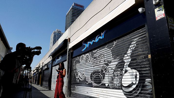 Telediario 1 - Muere una joven de 26 años tras ser apuñalada en el Puerto Olímpico de Barcelona