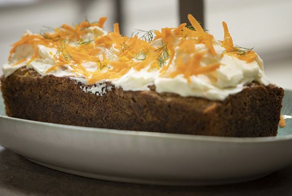 "Tarta de zanahoria" de Dani García