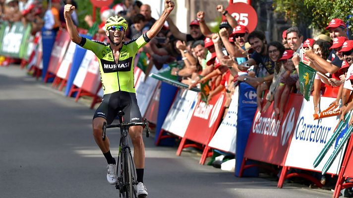 Vuelta ciclista a España - Vuelta a España 2019 | Mikel Iturria vence de manera agónica en Urdax