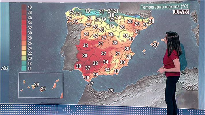 Notable bajada temperaturas en la mitad norte peninsular y lluvias en el noreste y sureste