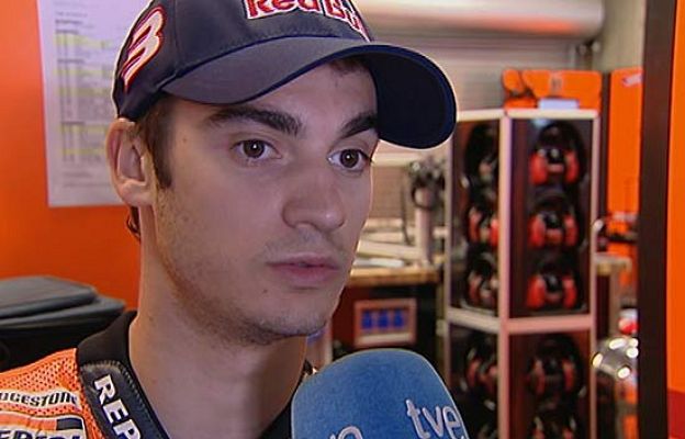  - Pedrosa repara en las gomas
