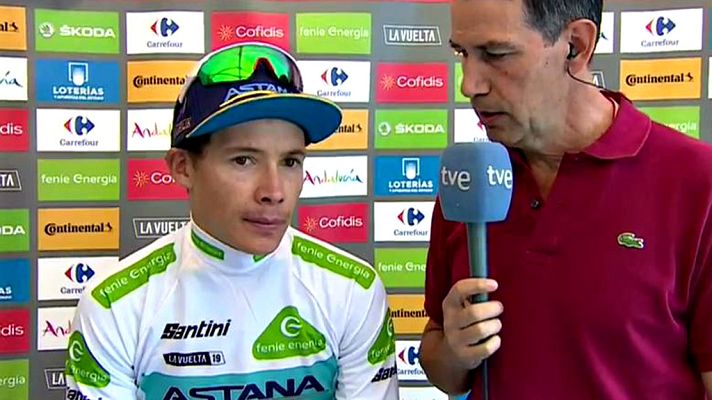 Vuelta ciclista a España - Vuelta a España 2019 | Miguel Ángel López: "En un puerto tan corto es muy difícil hacer diferencias"