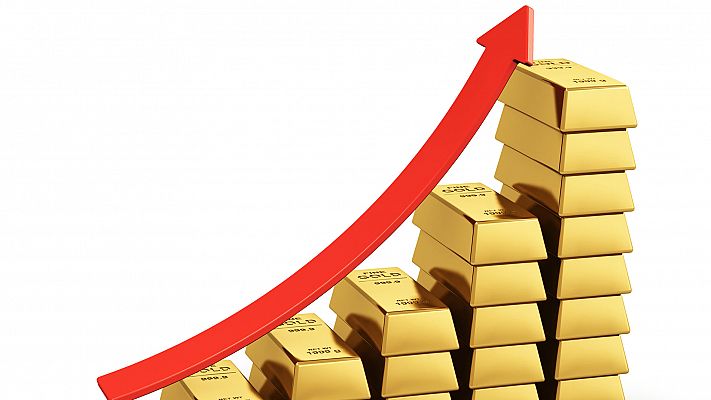 Telediario 1 - El oro marca máximos de los últimos seis años