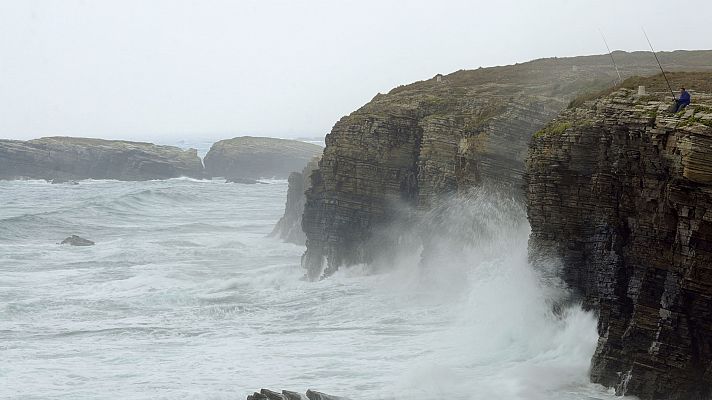 Intervalos de viento fuerte en el litoral de Galicia, Ampurdán, valle del Ebro y Menorca