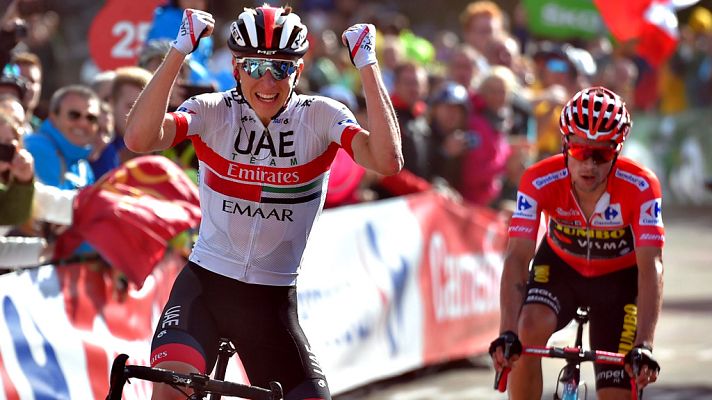 Vuelta ciclista a España - Vuelta a España 2019 | Pogacar se impone en Los Machucos, Roglic más líder