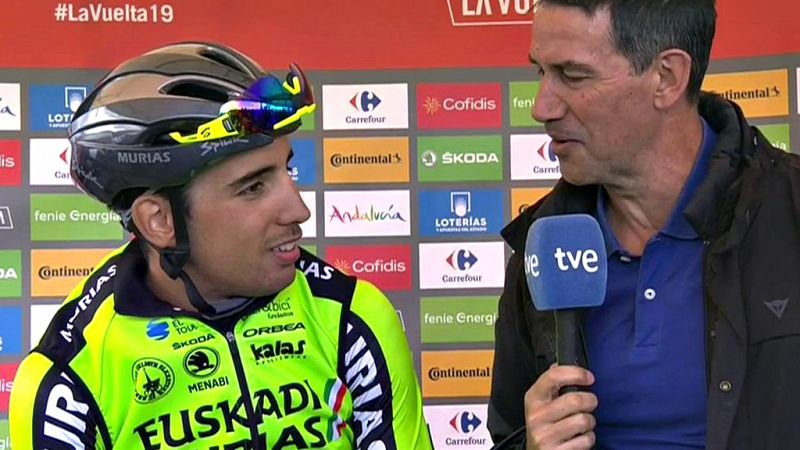 Vuelta a España 2019 | Héctor Sáez: "Los Machucos es un puerto muy duro para mí, la intención era aguantar lo máximo posible"