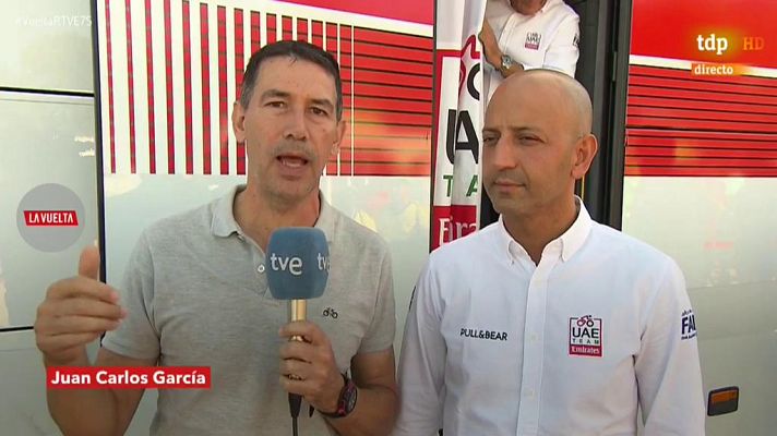 Vuelta 2019 | Matxín, sobre Pogacar: "Dos victorias de etapa es más de lo imaginado en nuestros sueños"