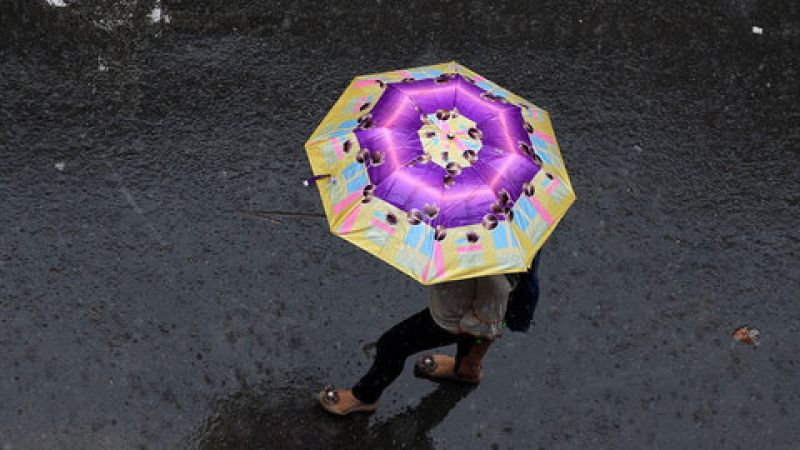 Lluvias en todo el área mediterránea y temperaturas suaves