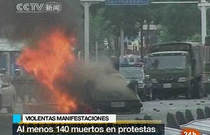 Al menos 140 muertos en choques entre la policía china y la minoría musulmana uigur