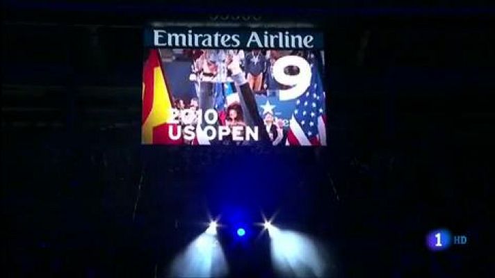 Telediario 1 - Nadal amplía su palmarés con el US Open y acecha a Federer