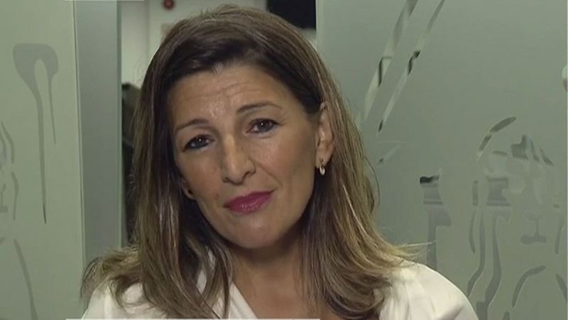 Yolanda Díaz (UP), sobre las negociaciones con el PSOE: "Esta reunión y esta semana son claves"
