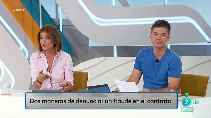 Aquí hay trabajo - Cómo denunciar o informar de un fraude laboral